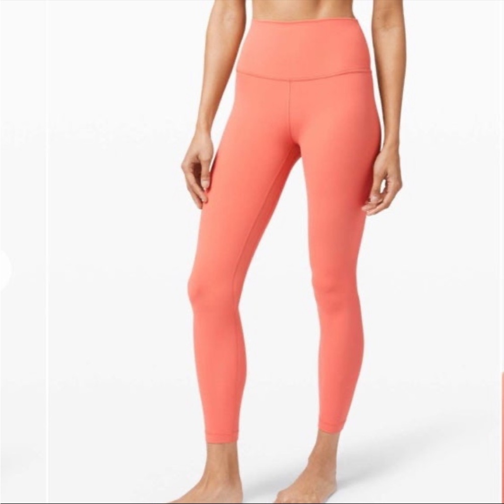 Lululemon Align Leggings 25” in Cool Rustic Coral